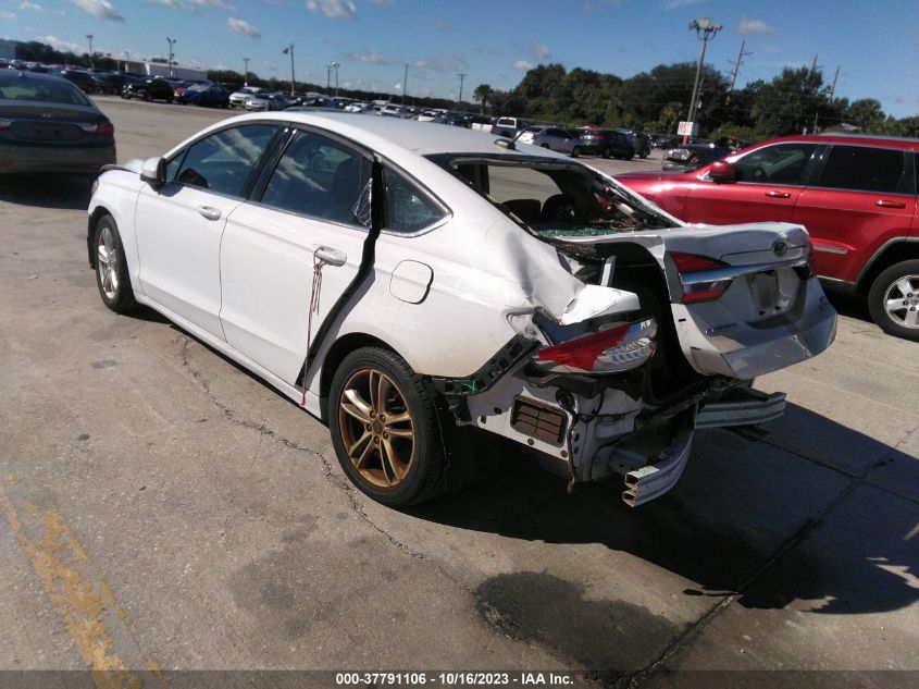 2018 FORD FUSION SE - 3FA6P0HD7JR228422