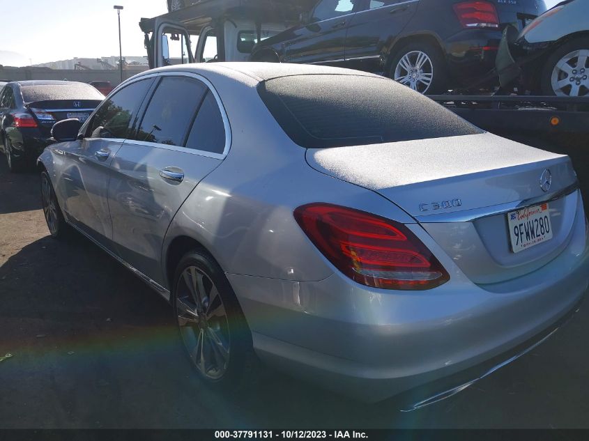 2015 MERCEDES-BENZ C 300 SPORT 4MATIC/LUXURY 4MATIC/4MATIC - 55SWF4KB0FU000765