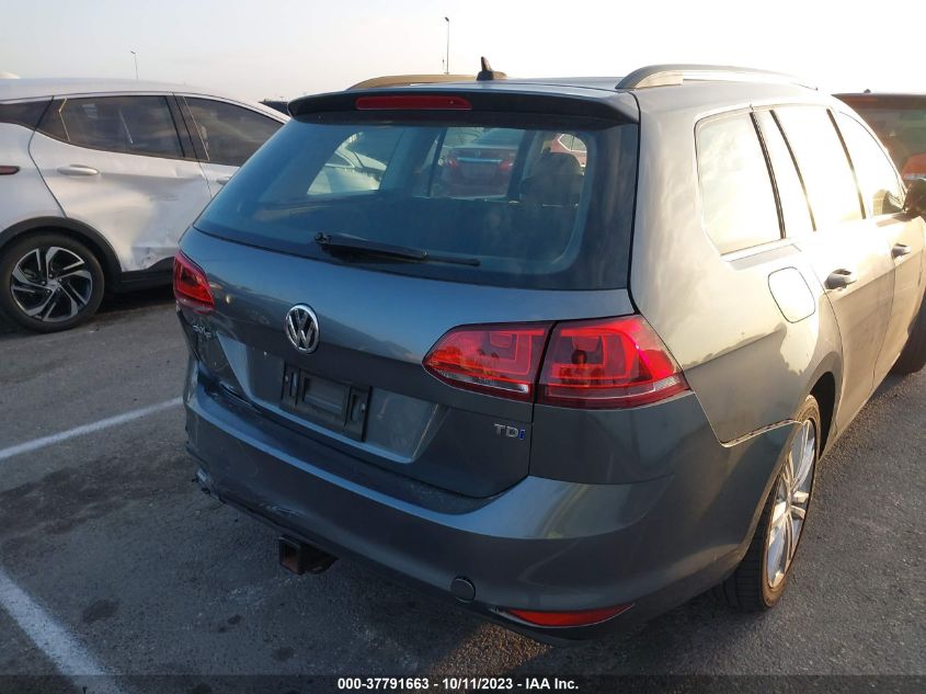 2015 VOLKSWAGEN GOLF SPORTWAGEN TDI SE 4-DOOR 3VWCA7AU8FM513861