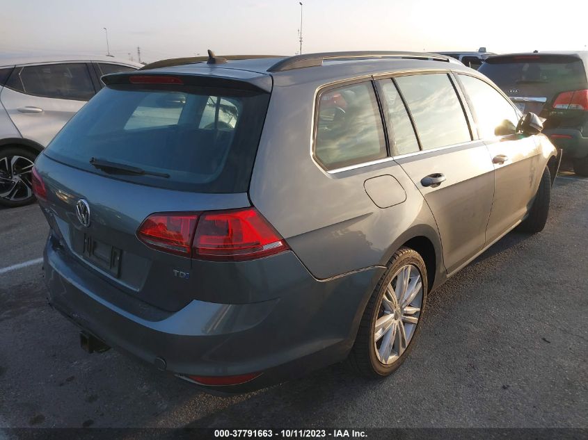2015 VOLKSWAGEN GOLF SPORTWAGEN TDI SE 4-DOOR 3VWCA7AU8FM513861