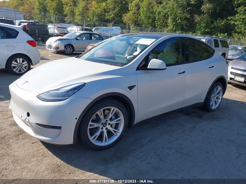 VIN 5YJYGDEE9MF085258 2021 TESLA MODEL Y LONG RANGE