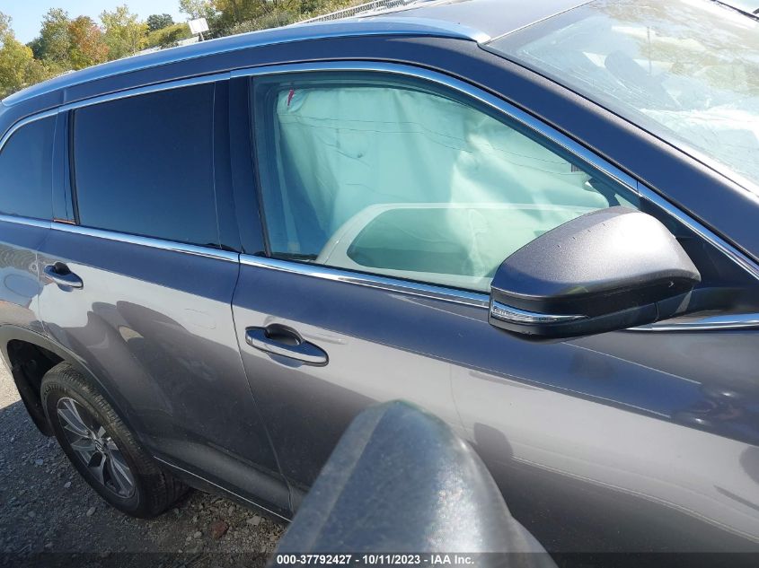 2017 TOYOTA HIGHLANDER XLE/SE - 5TDJZRFH0HS457976