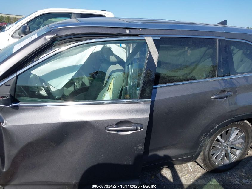 2017 TOYOTA HIGHLANDER XLE/SE - 5TDJZRFH0HS457976