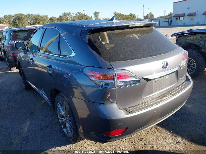 2013 LEXUS RX 450H JTJZB1BA7D2409116