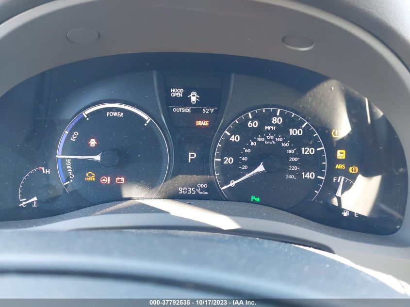 2013 LEXUS RX 450H JTJZB1BA7D2409116