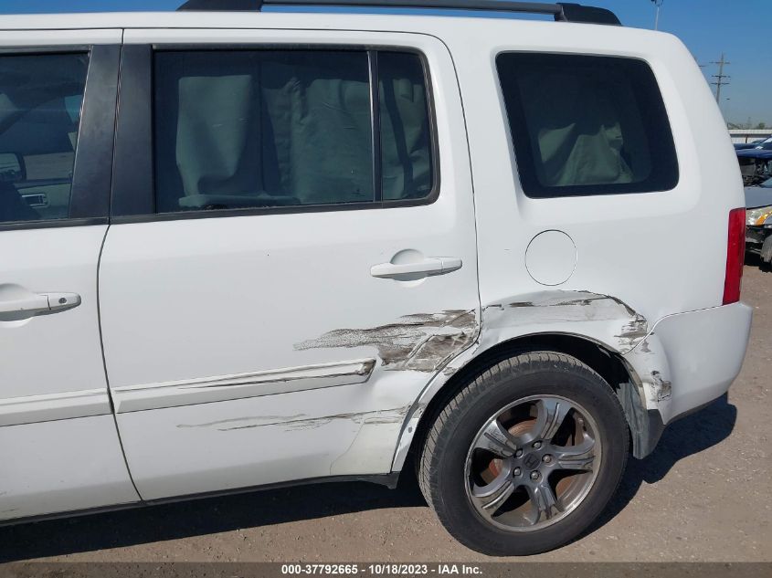 2015 HONDA PILOT SE - 5FNYF3H33FB007844