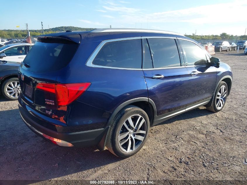 2017 HONDA PILOT TOURING - 5FNYF6H90HB085622