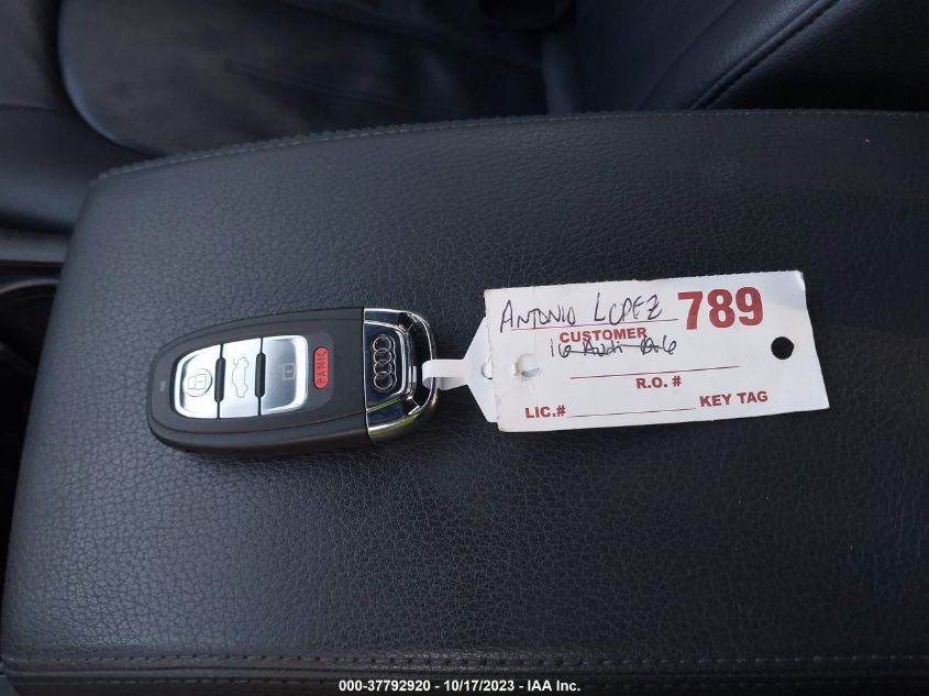 2016 AUDI A6 PREMIUM PLUS - WAUGFAFC1GN110294