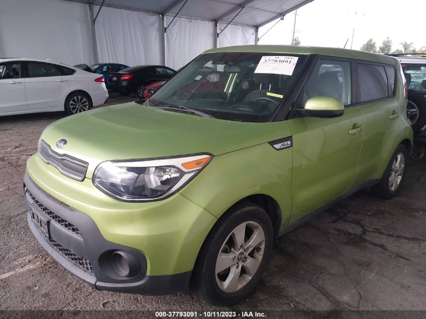 2018 KIA SOUL BASE - KNDJN2A26J7900685