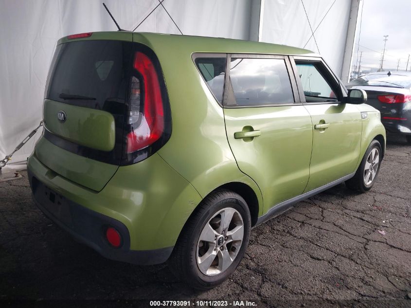 2018 KIA SOUL BASE - KNDJN2A26J7900685