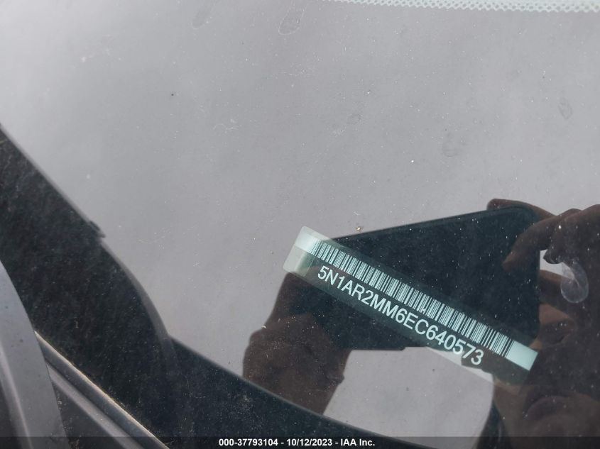 2014 NISSAN PATHFINDER SV - 5N1AR2MM6EC640573