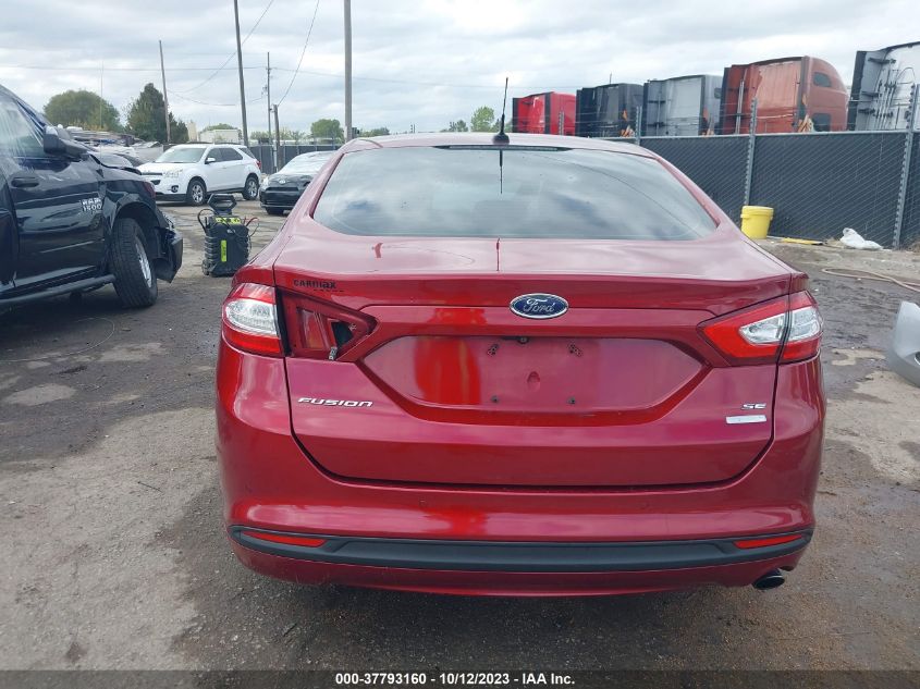 2016 FORD FUSION SE - 3FA6P0HD1GR380186