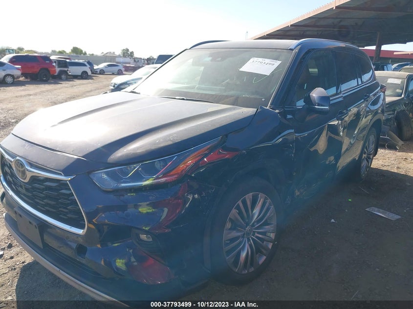 VIN 5TDFZRBH0LS054455 2020 TOYOTA HIGHLANDER PLATINUM