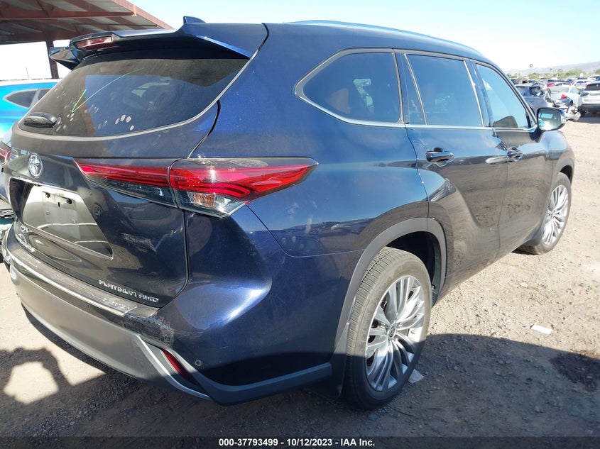 VIN 5TDFZRBH0LS054455 2020 TOYOTA HIGHLANDER PLATINUM