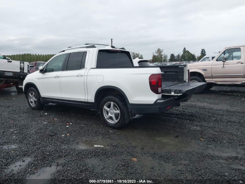 2017 HONDA RIDGELINE RTL-T - 5FPYK3F60HB030856