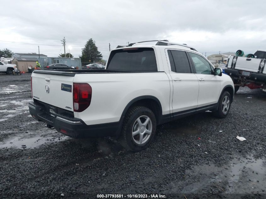 2017 HONDA RIDGELINE RTL-T - 5FPYK3F60HB030856
