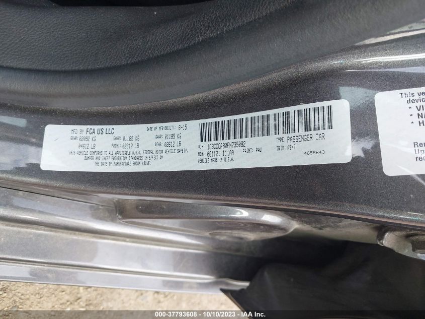2015 CHRYSLER 200 LIMITED - 1C3CCCAB0FN735082