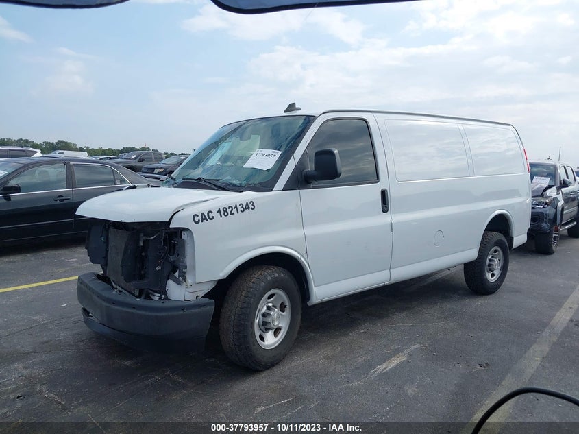 VIN 1GCWGAFP5K1280964 2019 CHEVROLET EXPRESS CARGO VAN