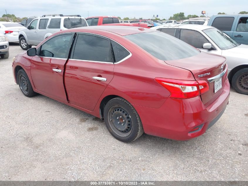 2016 NISSAN SENTRA SR/SL/S/SV/FE+ S - 3N1AB7AP4GY242778