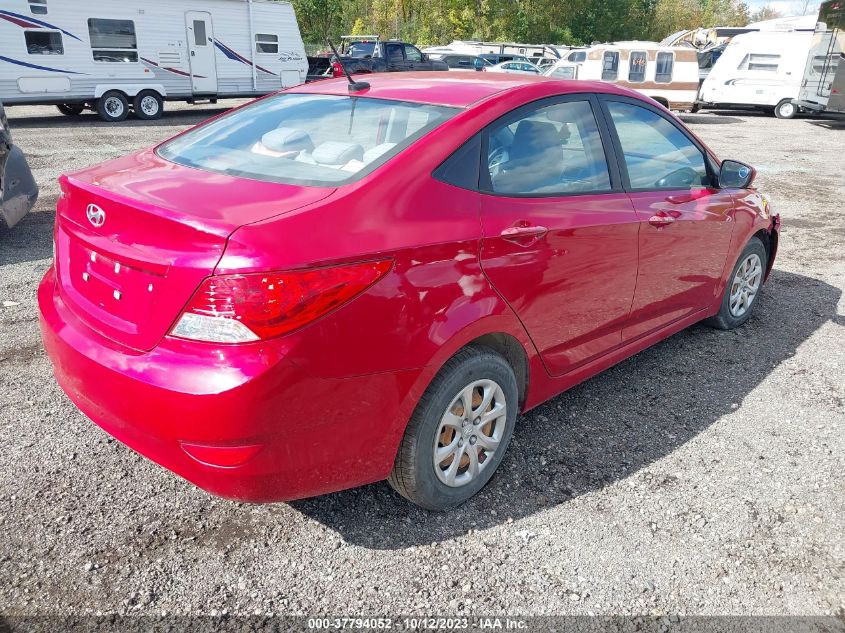 2014 HYUNDAI ACCENT GLS - KMHCT4AE1EU586919