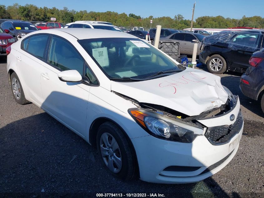 2016 KIA FORTE LX - KNAFK4A60G5497298