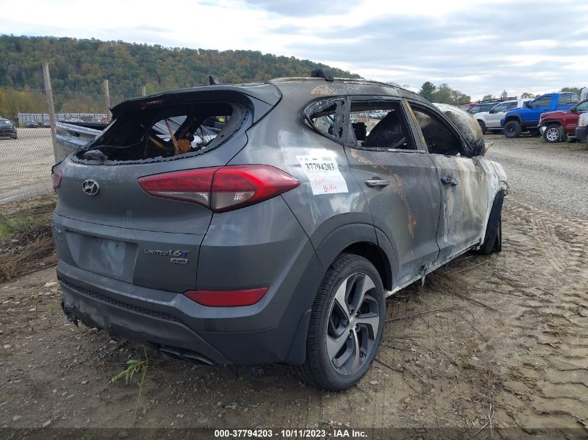 2017 HYUNDAI TUCSON LIMITED - KM8J3CA20HU308606