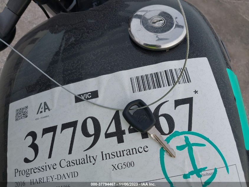 2016 HARLEY-DAVIDSON XG500 1HD4NAA11GC504466