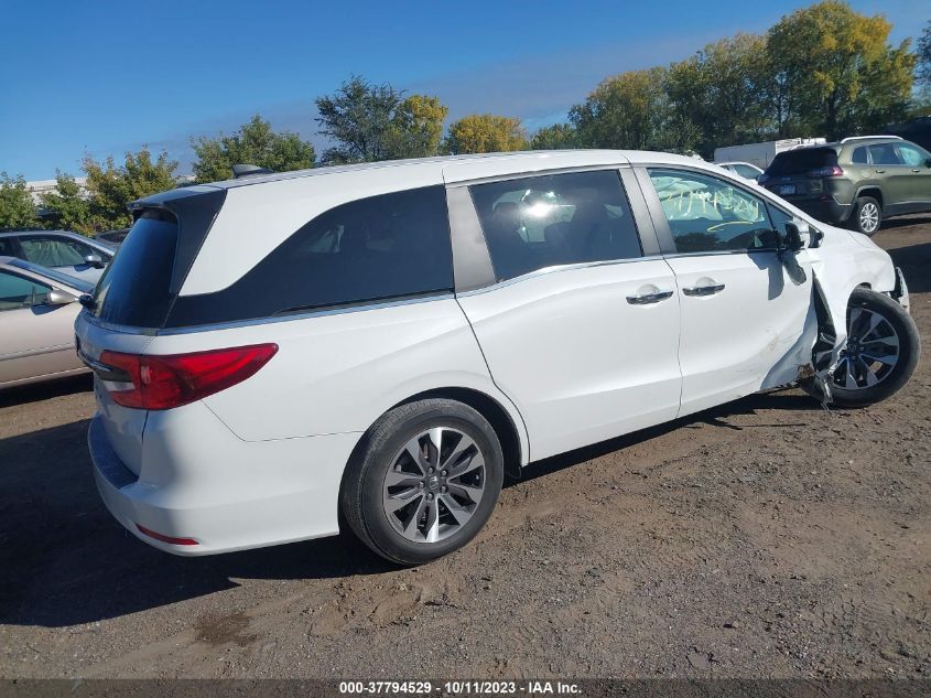 2021 HONDA ODYSSEY EX-L - 5FNRL6H72MB040090