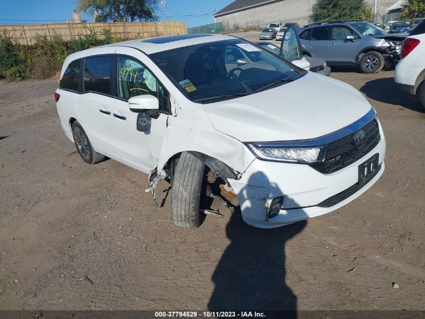 2021 HONDA ODYSSEY EX-L - 5FNRL6H72MB040090