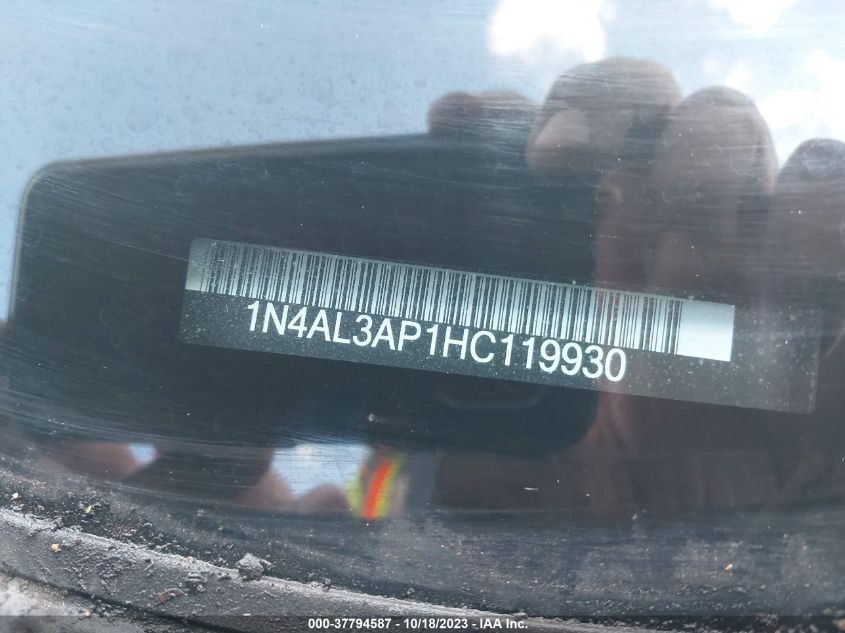 2017 NISSAN ALTIMA 2.5 - 1N4AL3AP1HC119930