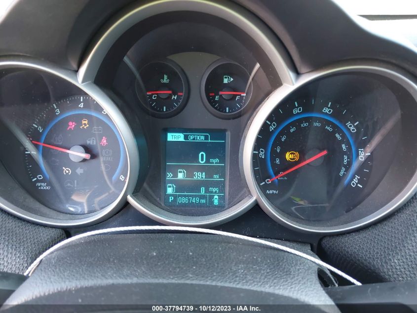2015 CHEVROLET CRUZE LT - 1G1PE5SB3F7286561