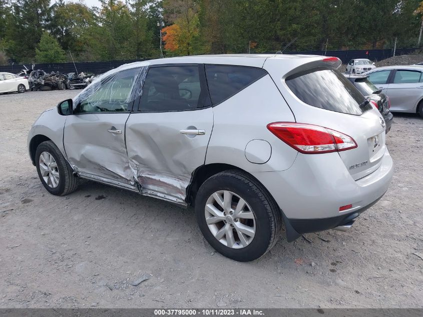 2014 NISSAN MURANO S/SV/SL/LE - JN8AZ1MU6EW409545