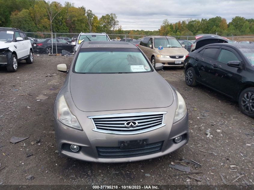 2013 INFINITI G37 SEDAN X JN1CV6AR9DM354339