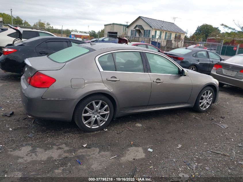 2013 INFINITI G37 SEDAN X JN1CV6AR9DM354339