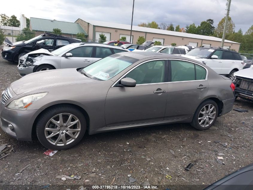 2013 INFINITI G37 SEDAN X JN1CV6AR9DM354339