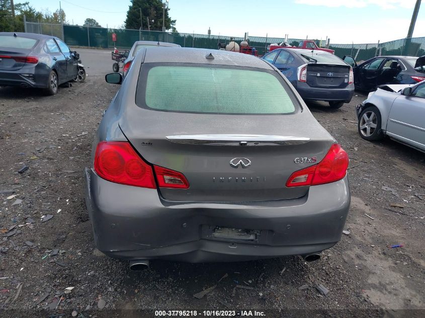 2013 INFINITI G37 SEDAN X JN1CV6AR9DM354339