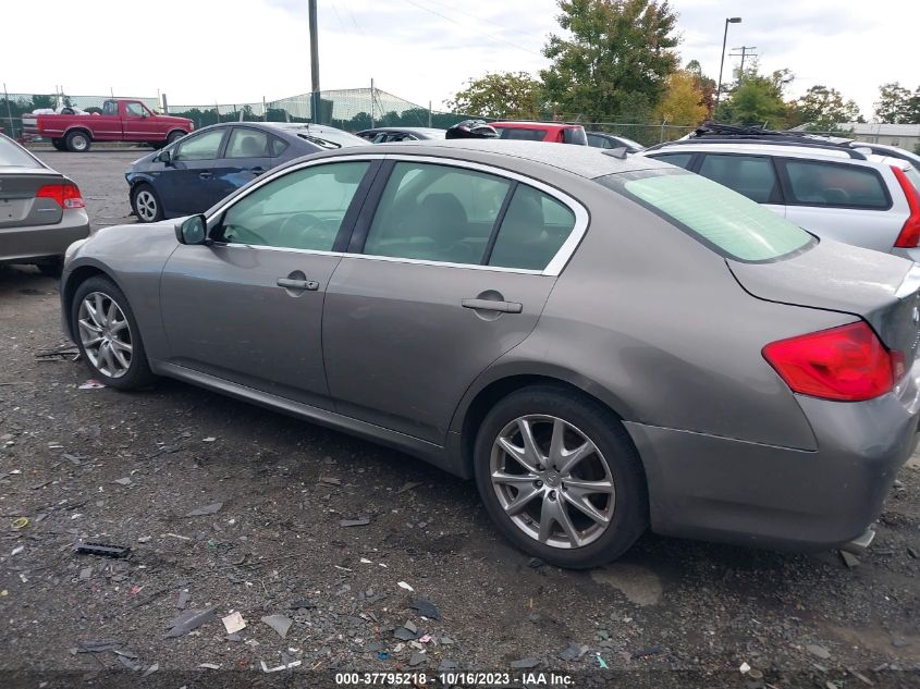 2013 INFINITI G37 SEDAN X JN1CV6AR9DM354339