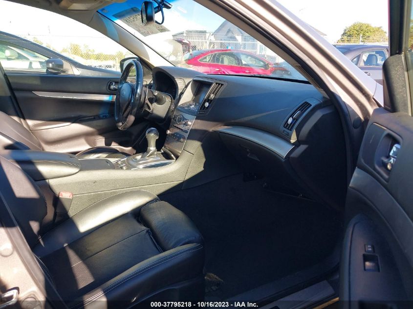 2013 INFINITI G37 SEDAN X JN1CV6AR9DM354339