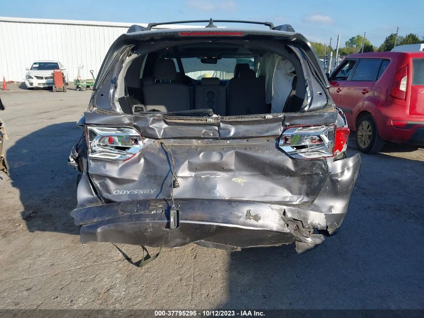 2018 HONDA ODYSSEY EX-L - 5FNRL6H78JB067614