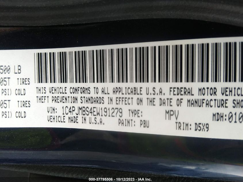 2014 JEEP CHEROKEE TRAILHAWK - 1C4PJMBS4EW191279