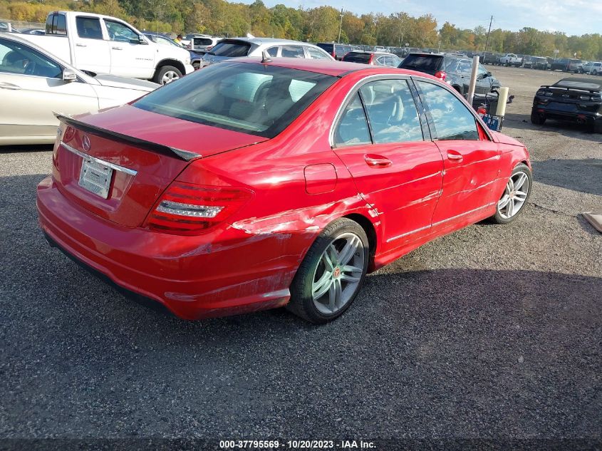 2014 MERCEDES-BENZ C 250 SPORT/LUXURY WDDGF4HB0ER320406