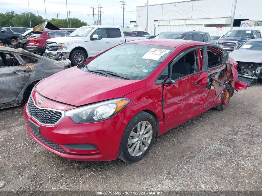 2016 KIA FORTE LX - KNAFX4A62G5509808