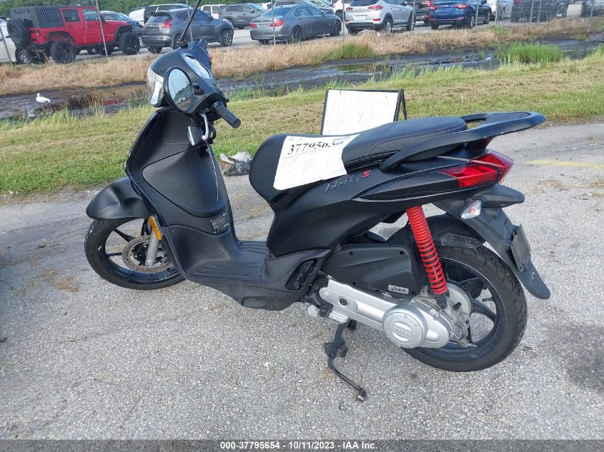 2022 PIAGGIO LIBERTY 50/50 S ZAPC546BXN7002561