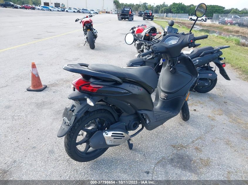 2022 PIAGGIO LIBERTY 50/50 S ZAPC546BXN7002561