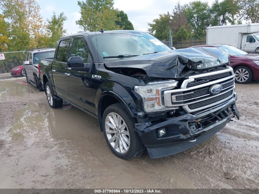 2018 FORD F-150 LIMITED - 1FTEW1EG5JFA50455