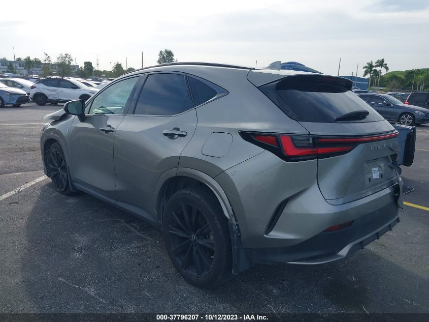 2022 LEXUS NX 350 F SPORT HANDLING 2T2KGCEZ4NC004655