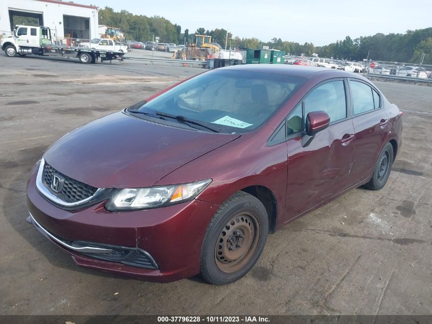 2015 HONDA CIVIC SEDAN LX - 19XFB2F5XFE239624