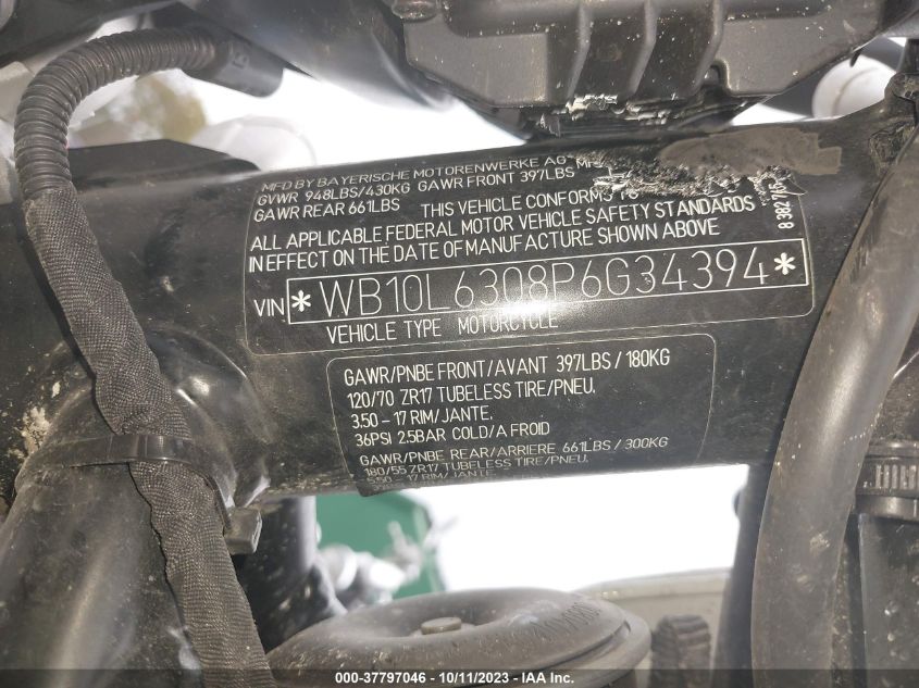 2023 BMW R NINE T PURE WB10L6308P6G34394