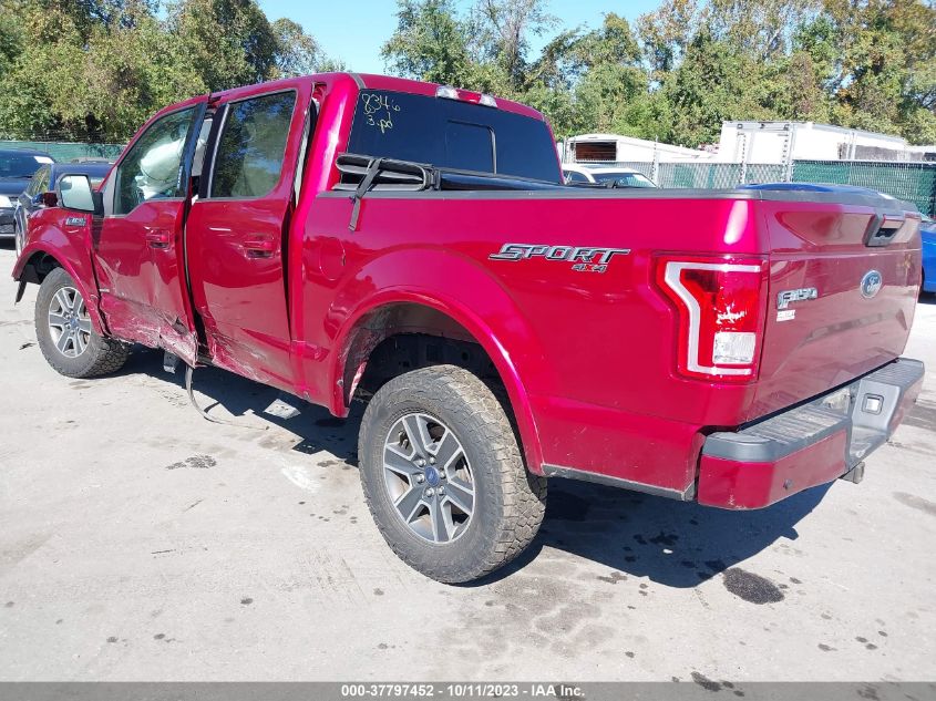 2017 FORD F-150 XL/XLT/LARIAT - 1FTEW1EG5HFA42611