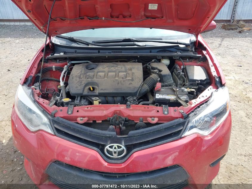 2014 TOYOTA COROLLA L/LE/S/S PLUS/LE PLUS - 2T1BURHE4EC192554